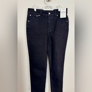 Madewell The Perfect Vintage Jean Black High Rise Tapered W28P NEW